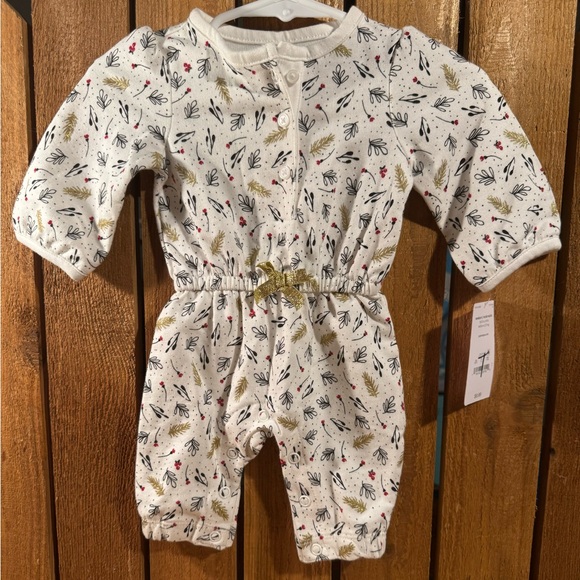 NWT Carter’s Just One You One Piece Romper. Sz NB - Picture 1 of 4